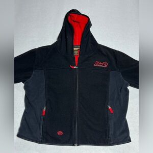 Hooded Harley Davidson Fleece jacket size XL